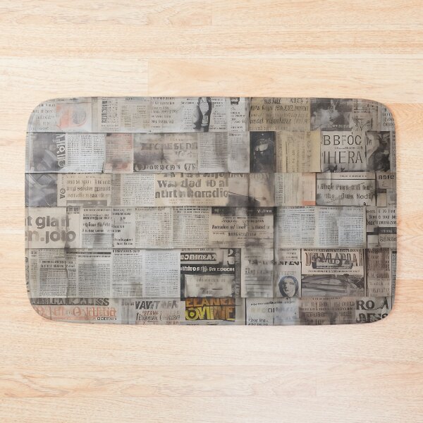 Item preview, newspaper clippings,watercolor designed and sold by elegantpaterns.
