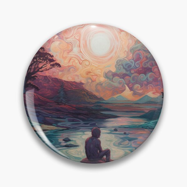 Aperçu de l'œuvre Solitude psychédélique créée et vendue par dabblerscorner.