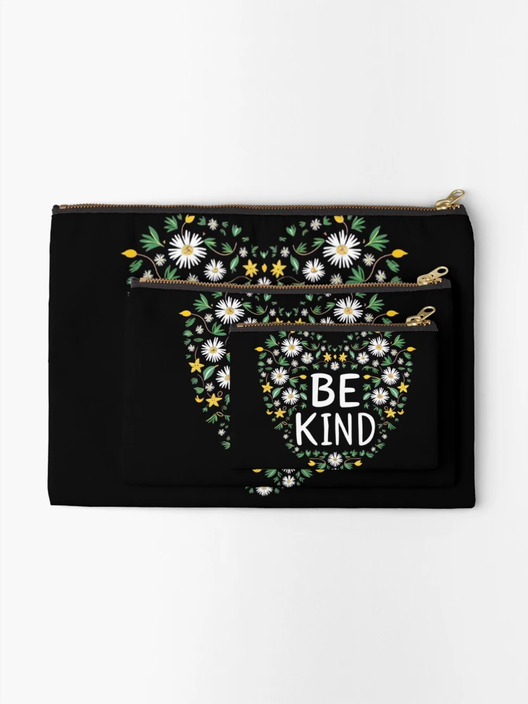 Thumbnail 2 of 4, Zipper Pouch, Be kind designed and sold by R3FDesign.