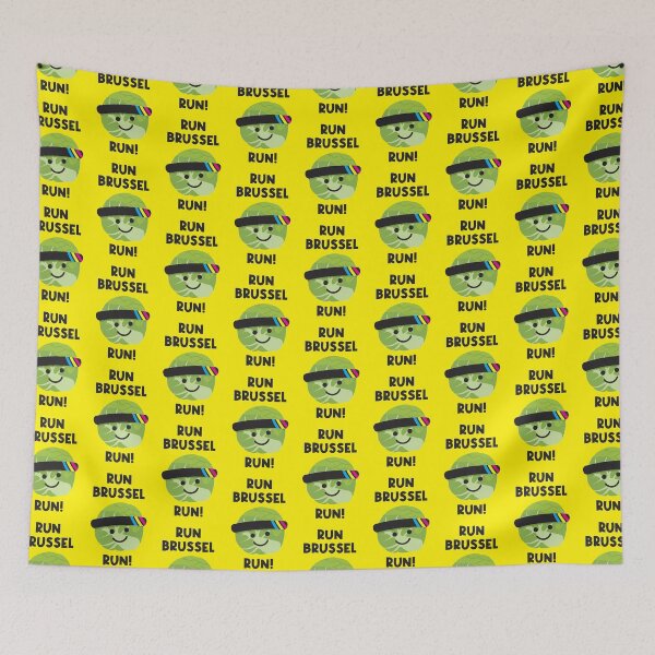 Item preview, Run, Brussel (Sprout), Run! designed and sold by VicEllisArt.