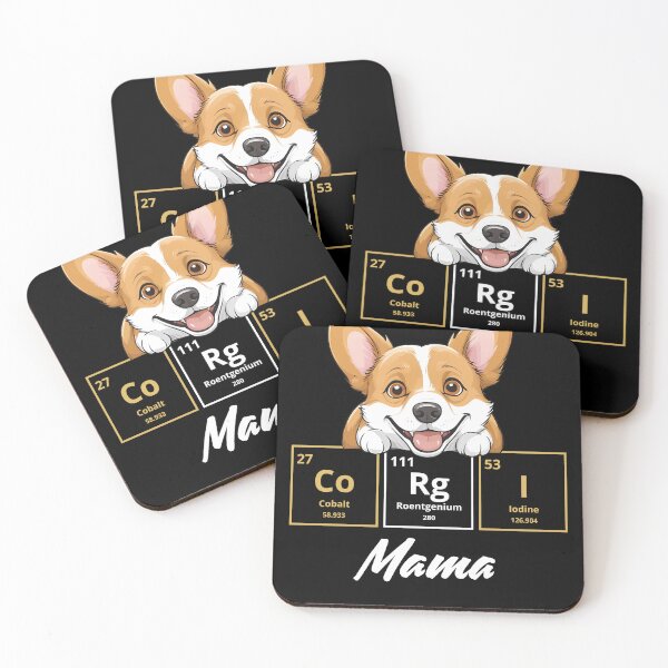 Item preview, Corgi Periodic Table Cute Chemistry Dog Lover Design designed and sold by andasanc14.