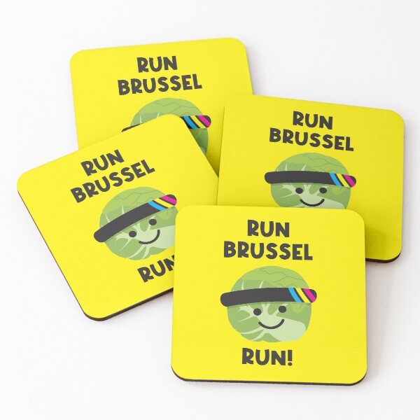 Item preview, Run, Brussel (Sprout), Run! designed and sold by VicEllisArt.