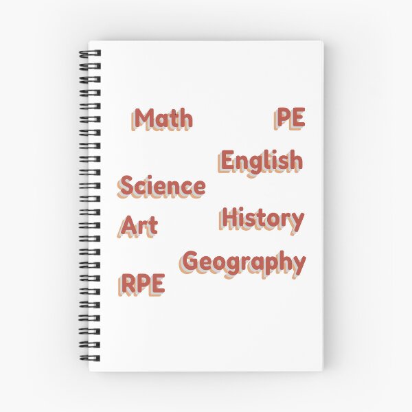 Item preview, School subjects sticker pack designed and sold by AmyJStickers.