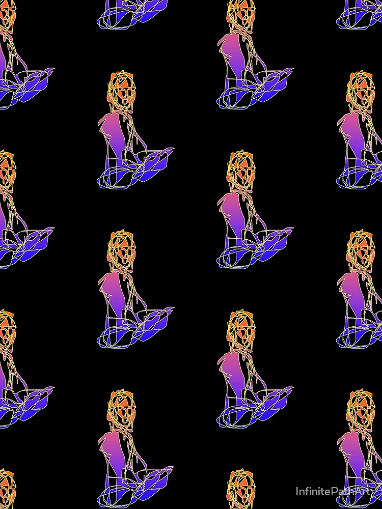 Thumbnail 3 of 3, Scarf, 17 designed and sold by InfinitePathArt.