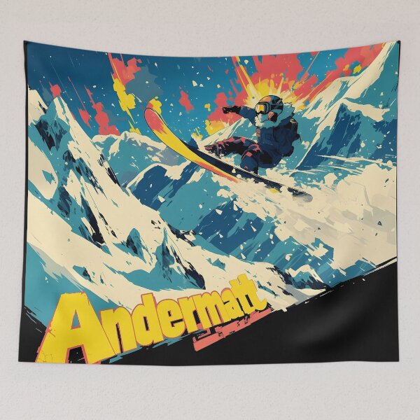 Item preview, Andermatt Alpine Escape T-Shirt designed and sold by tokyojeff.