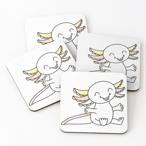 Item preview, Hug me! Cute Axolotl in Pangender Pride colors designed and sold by JoyfulJen.