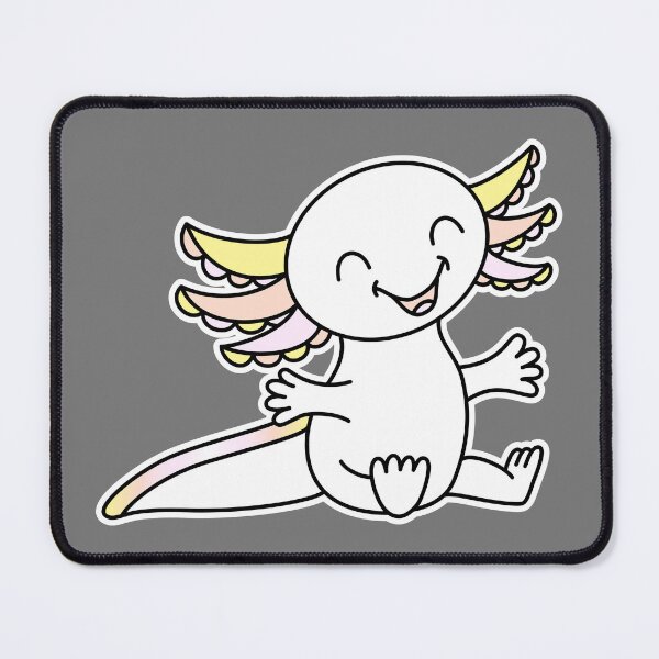 Item preview, Hug me! Cute Axolotl in Pangender Pride colors designed and sold by JoyfulJen.