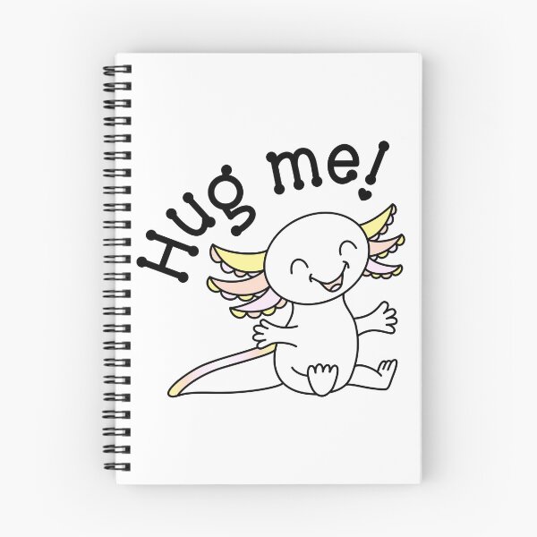 Item preview, Hug me! Cute Axolotl in Pangender Pride colors designed and sold by JoyfulJen.