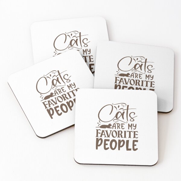 Item preview, Cats are my favorite people designed and sold by Made-by-Gus.