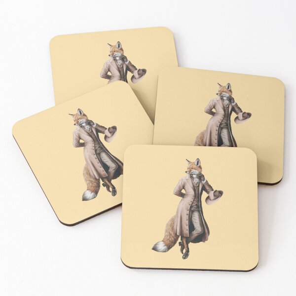 Item preview, an anthropomorphic fox standing in a refined and dignified manner. designed and sold by 123ks.