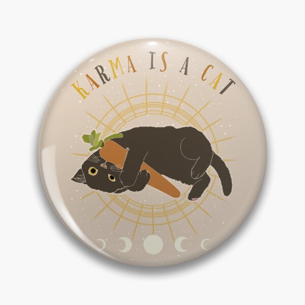 Item preview, Karma is a Cat designed and sold by Chica Creativa.