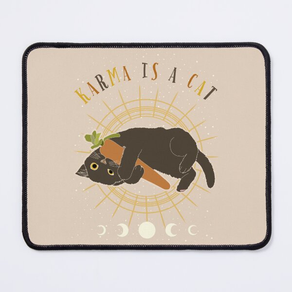Item preview, Karma is a Cat designed and sold by Chica Creativa.