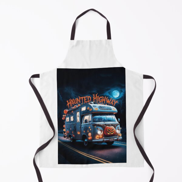 Item preview, Halloween Retro Haunted Highway: Vintage Camper on a mystical night drive designed and sold by pod24.