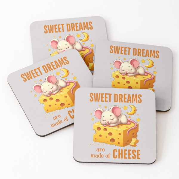 Item preview, Funny Mouse Sweet Dreams Are Made Of Cheese Cute Gift designed and sold by NiibDesigns.