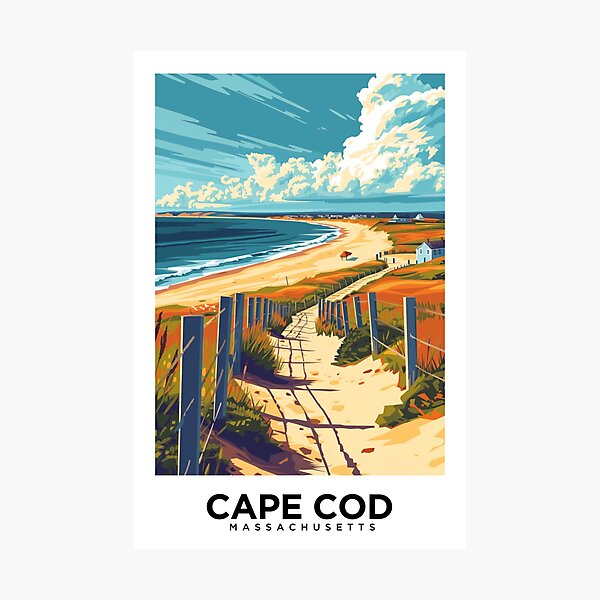 Item preview, Cape Cod Massachusetts Travel Art designed and sold by SavinMercantile.