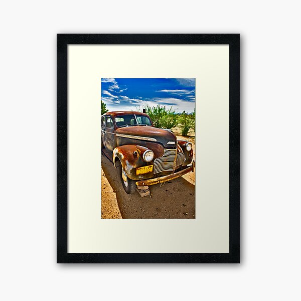 Old Car Framed Art Print