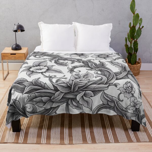 Item preview, Enchanted Garden – Intricate Floral Vines Pattern designed and sold by Rui Fernandes.