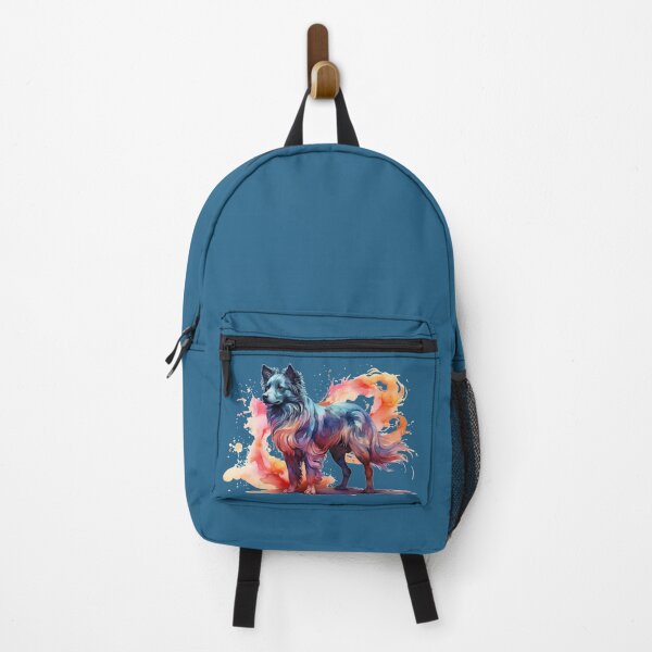 Item preview, a colorful dog as a watercolor designed and sold by Rose Design & Photos.