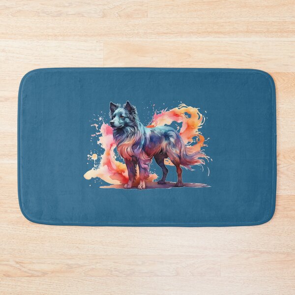 Item preview, a colorful dog as a watercolor designed and sold by Rose Design & Photos.