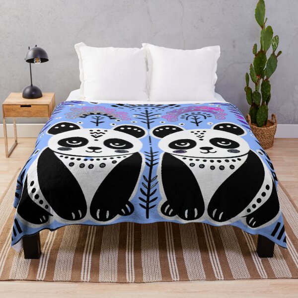 Item preview, 2 pandas with bamboo forest designed and sold by MerryCrown.