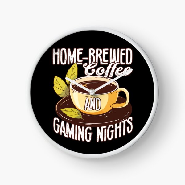 Item preview, Funny Coffee Drinker Lover Home-Brewed Coffee Gaming Nights designed and sold by fantasticdesign.