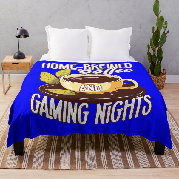 Item preview, Funny Coffee Drinker Lover Home-Brewed Coffee Gaming Nights designed and sold by fantasticdesign.