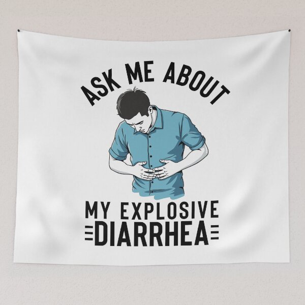 Item preview, Ask Me About My Explosive Diarrhea Funny Humor Sarcastic designed and sold by ivotee.