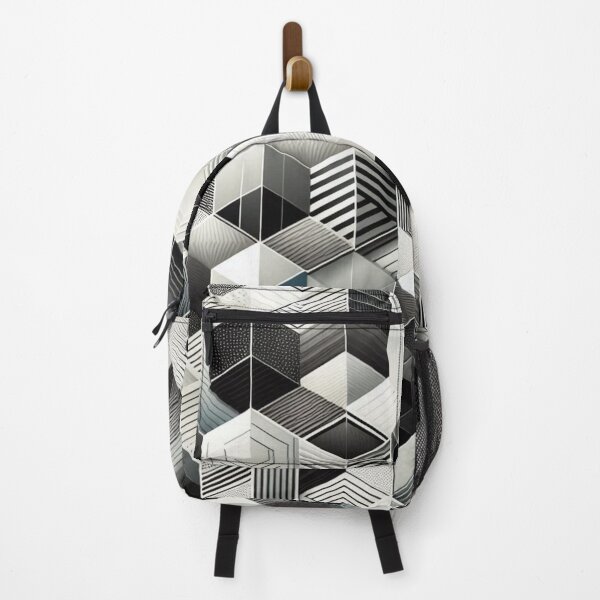 Item preview, Sleek Geometric Symmetry – Hexagons and Triangles Pattern designed and sold by Rui Fernandes.