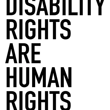 Artwork thumbnail, Disability Rights Are Human Rights by Ali Maeve Art