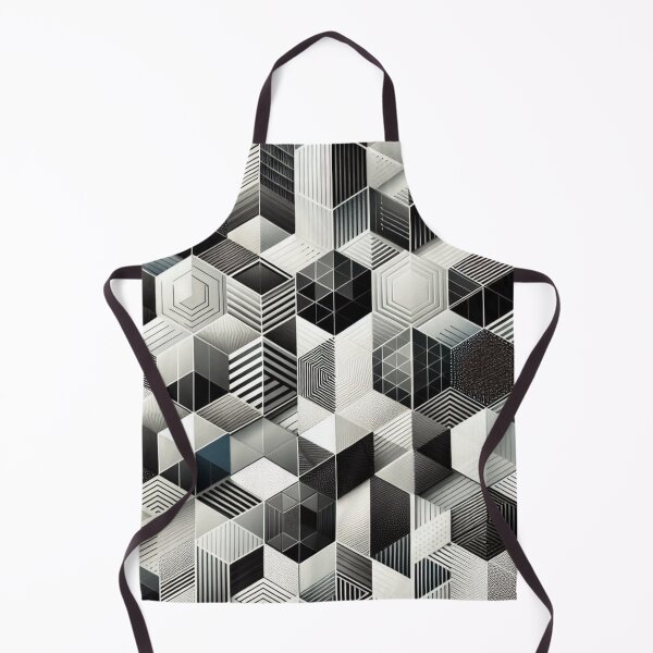 Item preview, Sleek Geometric Symmetry – Hexagons and Triangles Pattern designed and sold by Rui Fernandes.
