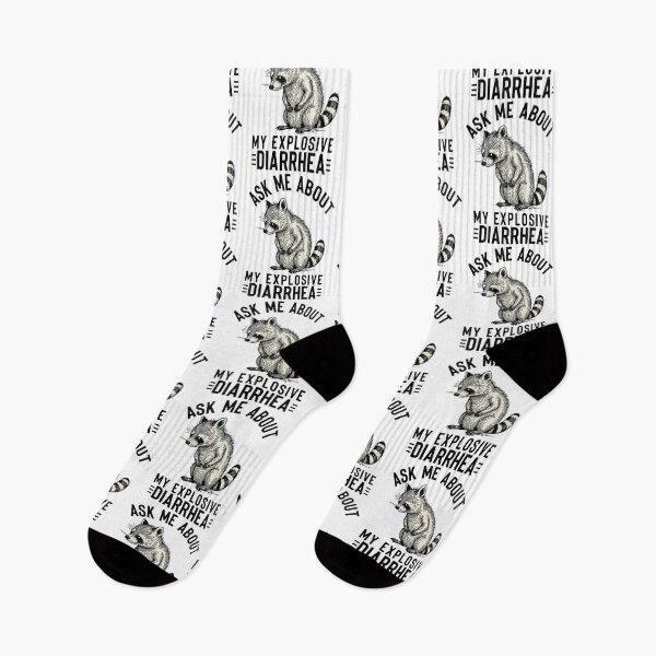Item preview, Ask Me About My Explosive Diarrhea Funny Racoon Humor Sarcastic designed and sold by ivotee.