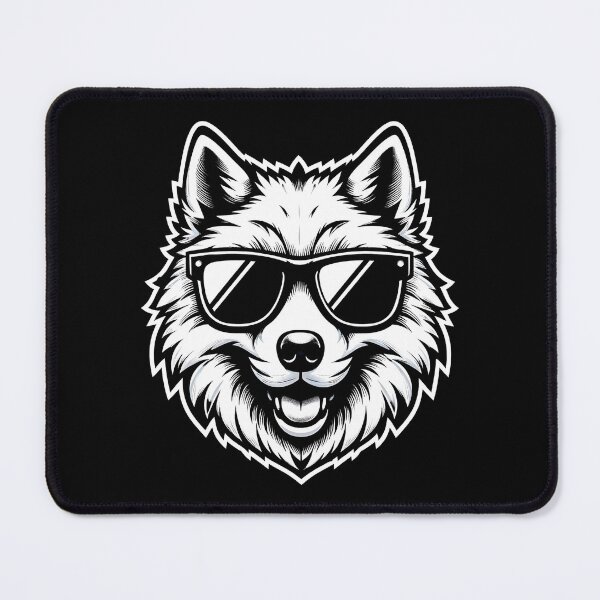 Item preview, Cool And Stylish Wolf Wearing Sunglasses With Moon designed and sold by Smix Pixels.