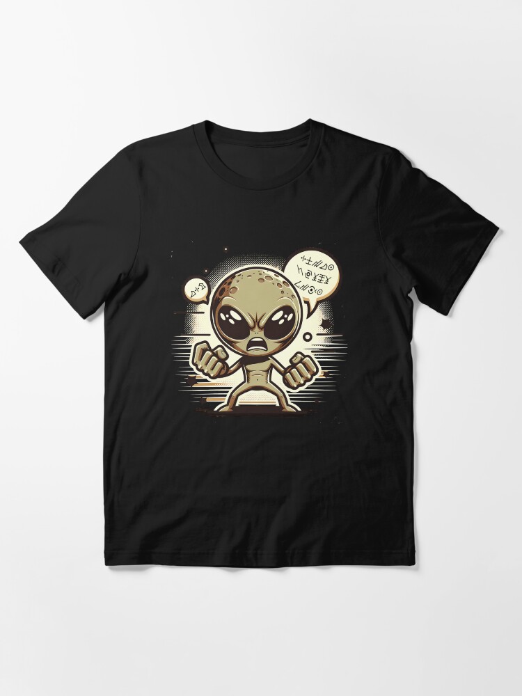 Alien Lover,Trendy UFO Shirt, Retro Alien Friends Graphic Tee