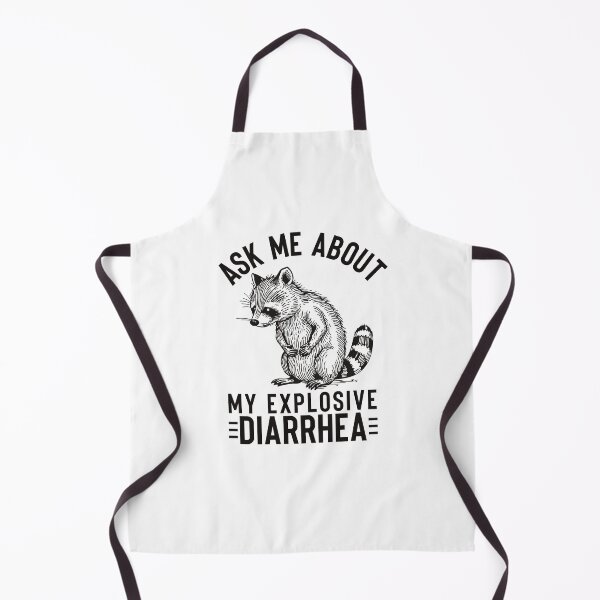 Item preview, Ask Me About My Explosive Diarrhea Funny Racoon Humor Sarcastic designed and sold by ivotee.