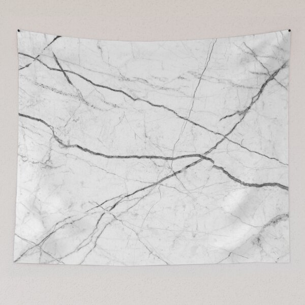 Item preview, preppy modern  scandinavian minimalist silver grey white marble  designed and sold by LEILA ART SPACE.