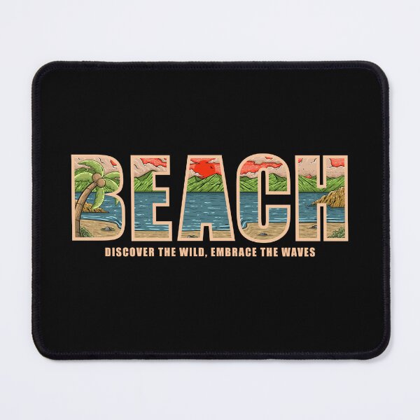 Item preview, BEACH Discover The Wild, Embrace The Waves designed and sold by Artthree.