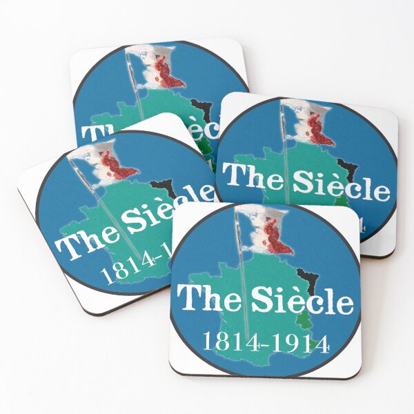 Item preview, The Siècle History Podcast logo (white) designed and sold by The Siècle History Podcast.