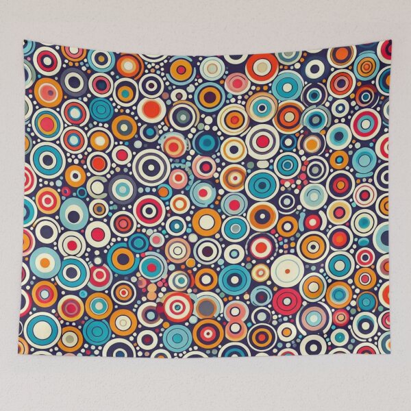 Item preview, Retro 70s Mini Shapes Fabric Pattern designed and sold by Rui Fernandes.