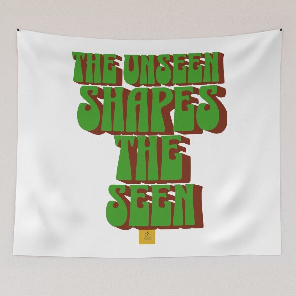 Item preview, The unseen shapes the seen. designed and sold by smanopla.