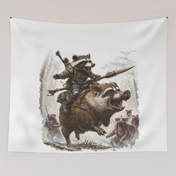 Item preview, Avenging Raccoon designed and sold by Quijote-.