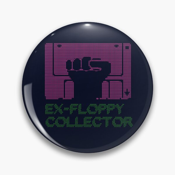 Item preview, Ex Floppy Collector - Developer - ASCII Art Tshirt designed and sold by VandoorLabs.
