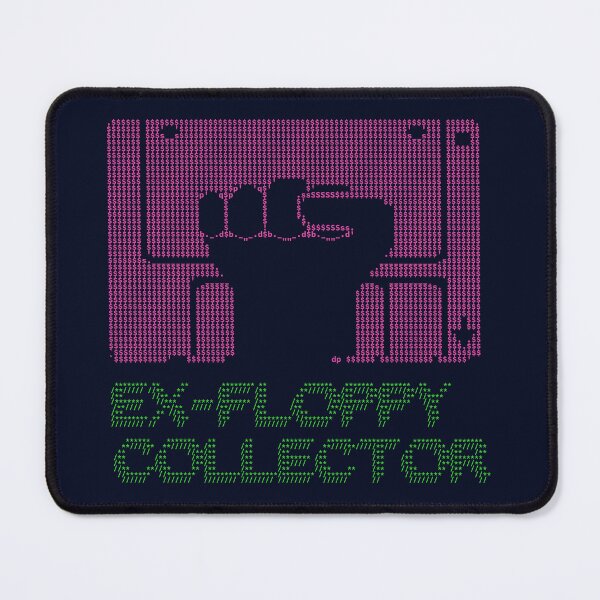 Item preview, Ex Floppy Collector - Developer - ASCII Art Tshirt designed and sold by VandoorLabs.