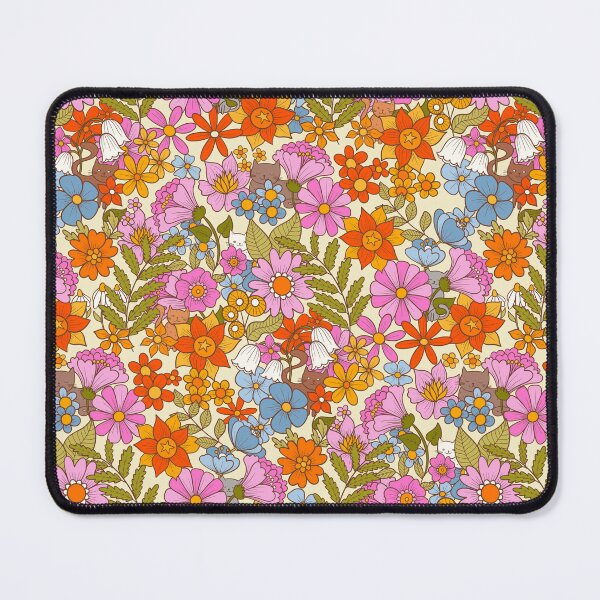 Item preview, Cute cats hiding in flowers retro style designed and sold by Kimmygowland.