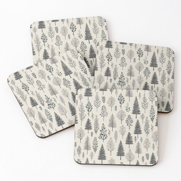 Item preview, Elegant Silhouette Forest Fabric Pattern designed and sold by Rui Fernandes.
