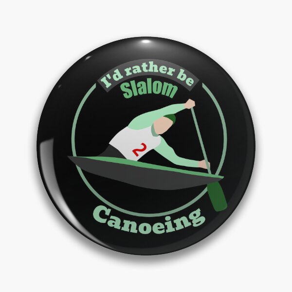 Item preview, I'd rather be slalom canoeing 5 - circular - with light elements!! designed and sold by SlalomSquad.