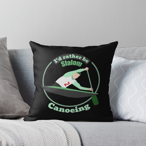Item preview, I'd rather be slalom canoeing 5 - circular - with light elements!! designed and sold by SlalomSquad.