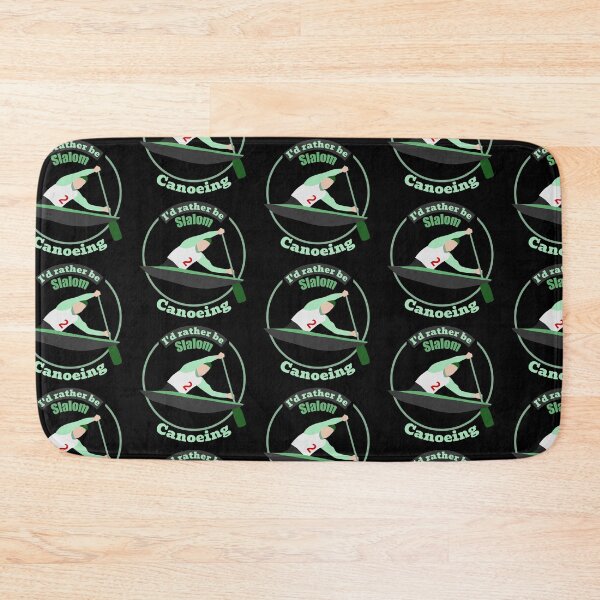 Item preview, I'd rather be slalom canoeing 5 - circular - with light elements!! designed and sold by SlalomSquad.