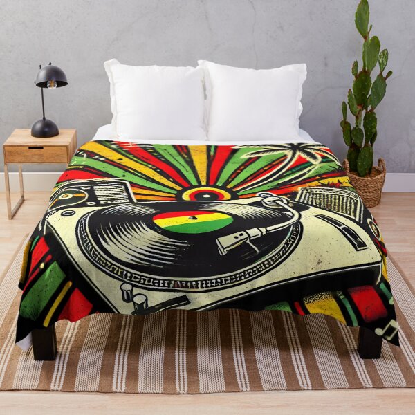 Aperçu de l'œuvre Reggae Vibes : Le rythme du paradis. créée et vendue par Linework Studio.