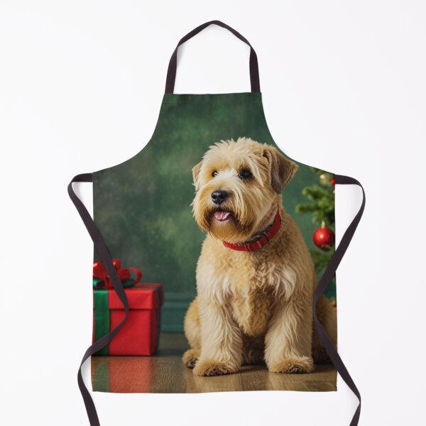 Item preview, Soft Coated Wheaten Terrier Dog Christmas designed and sold by ChaosReigns91.