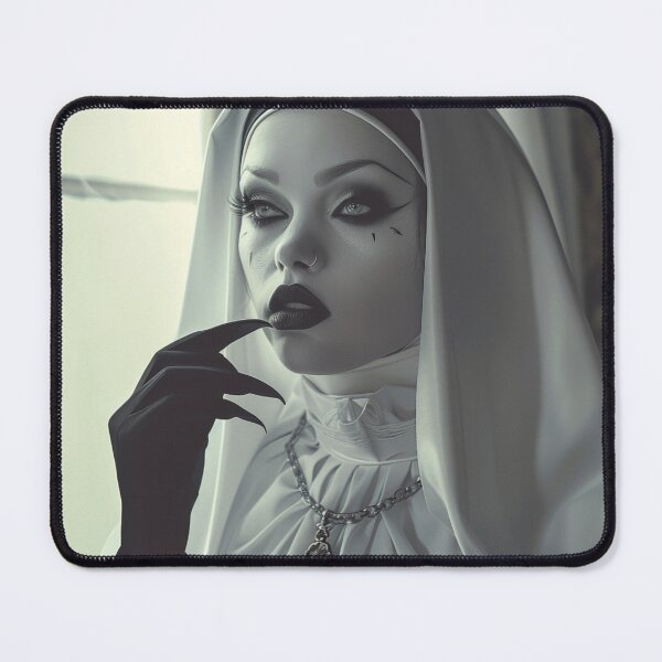 Item preview, Scary Nun designed and sold by CursedbyLilith.